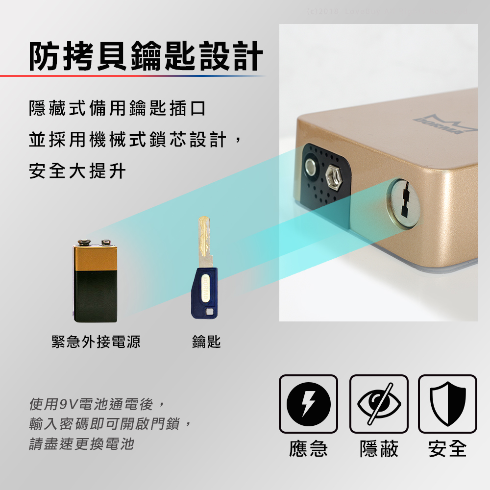 Dormakaba-FSL800 LOCK key