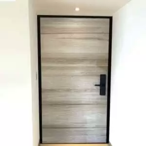 DP01-1-1鋼木門木皮