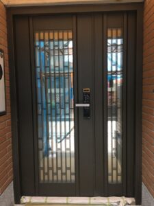 DG434外玄關玻璃門住家鐵門玄關大門